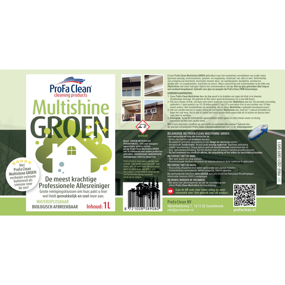 ProFa Clean Multishine groen in & om huis