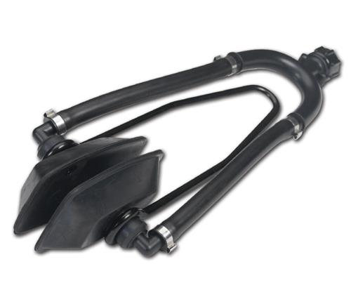 Doorspoelklem universeel langwerpig/dubbel